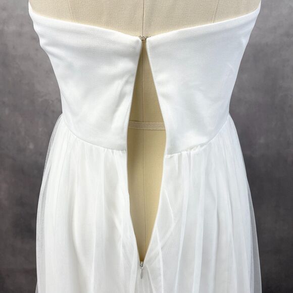 Blondie Nites Prom Dress Gown Size 11 Formal Tulle Embroidered Fairy Wedding Y2K - Picture 6 of 13